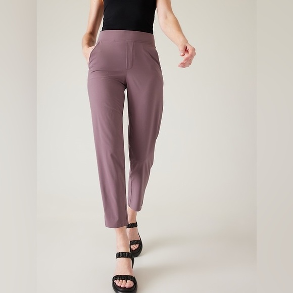 Athleta Pants - Athleta brooklyn ankle pant in mauve size 0